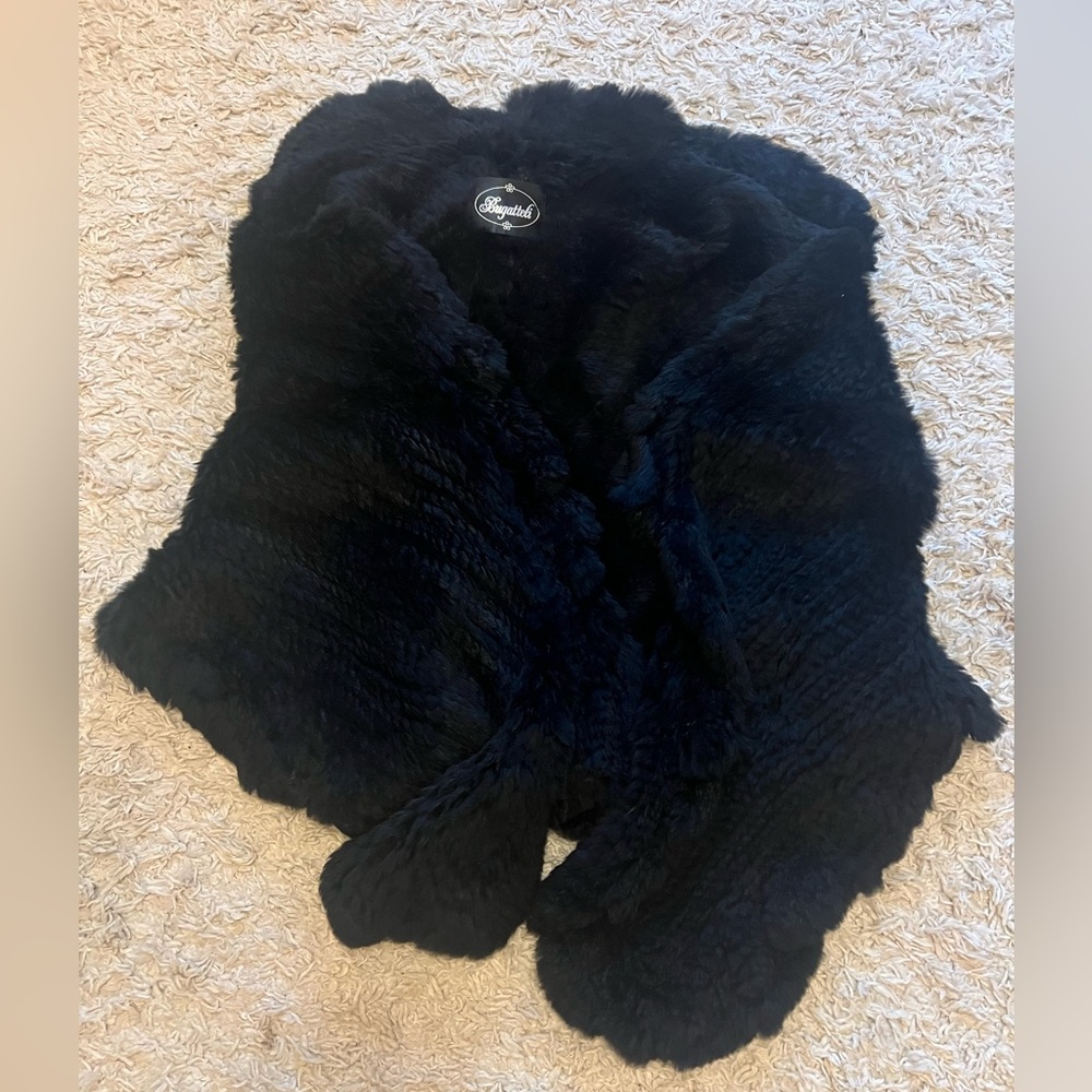 Genuine rabbit bolero